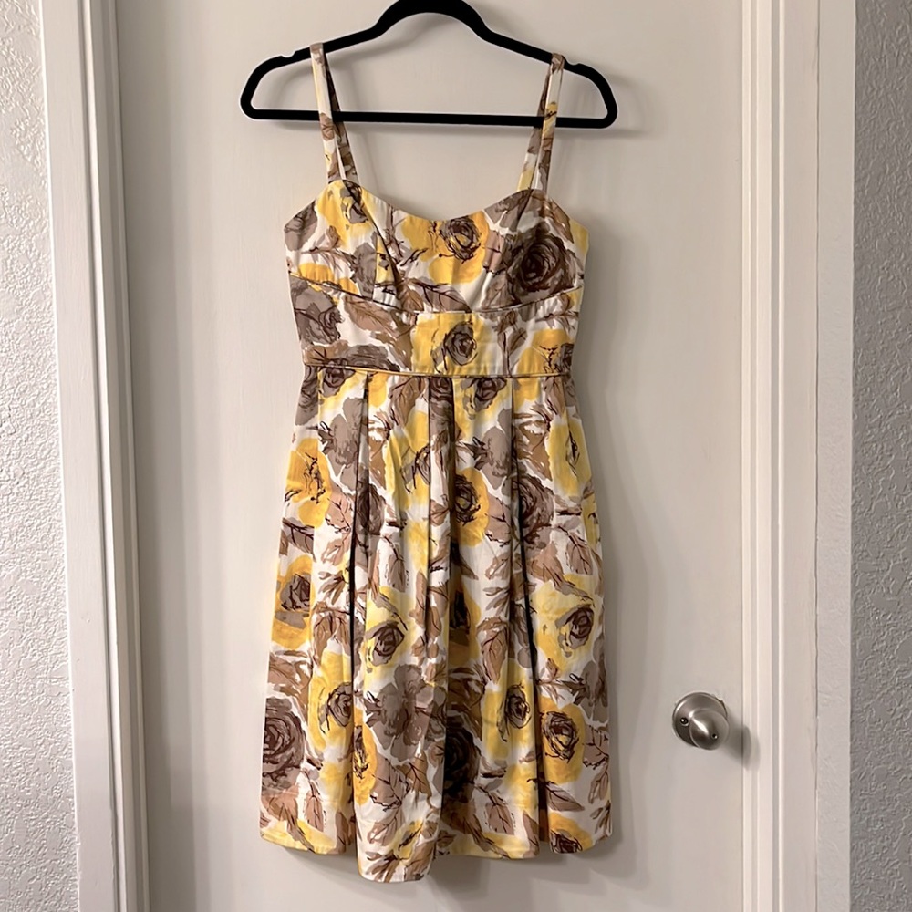 Maggy London Yellow Rose Dress